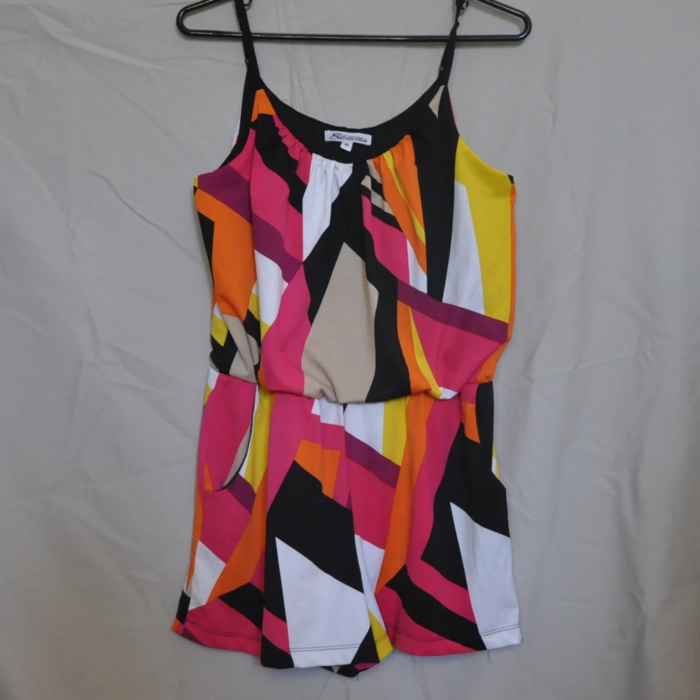 Color-block Romper